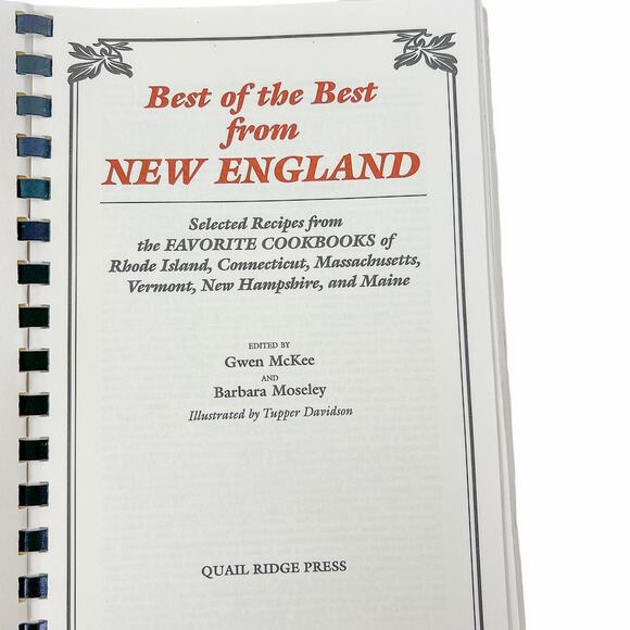 Cookbook Best of the Best from New England Quail Ridge Press Selected Recipes - Picture 8 of 13